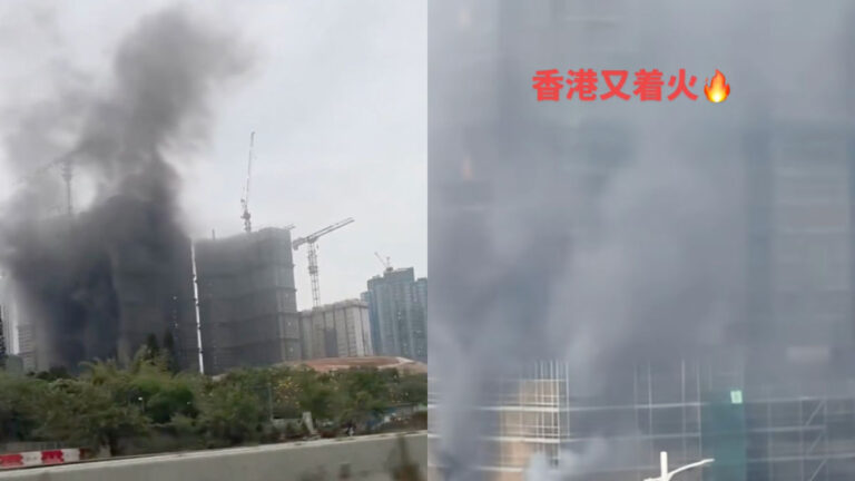 Kebakaran Gedung Tinggi Terjadi Lagi di Hong Kong, Asap Tebal Membumbung Tinggi, Lebih dari 100 Orang Dievakuasi 