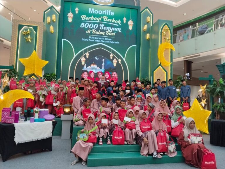 Moorlife Salurkan Bantuan untuk 5.000 Anak Yatim dalam Program CSR Ramadan
