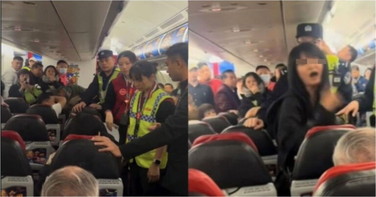 Seorang Wanita Ditangkap karena Membuat Keributan di Pesawat, Videonya Menjadi Viral