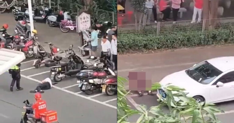 Pria di Guangdong, Tiongkok Menyerang Secara Acak di Jalan Raya, Banyak Korban Terjatuh, Ada yang Tewas