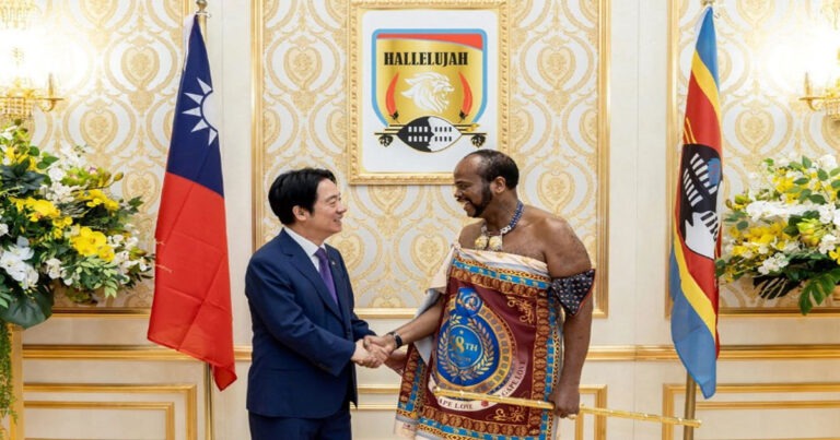 Lai Ching-te Berhasil Kunjungi Eswatini, Tekankan Hak Partisipasi Internasional Taiwan