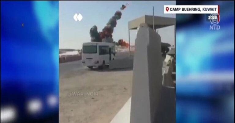Diduga Drone Bunuh Diri Iran Menyerang Pangkalan Militer AS di Kuwait