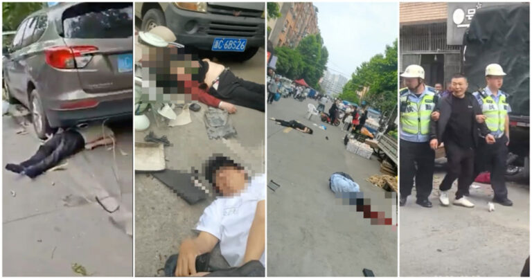 Mobil Menabrak Sepanjang Jalan di Wenzhou, Tiongkok Dikabarkan Lebih dari 10 Orang Tertabrak dan Banyak Tewas di Tempat