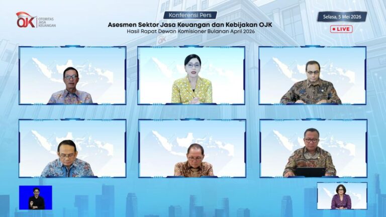 OJK: Sektor Jasa Keuangan Tetap Terjaga di Tengah Gejolak Global, IHSG Terkoreksi 1,30%