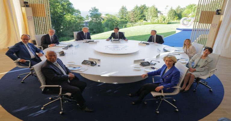 Trump Tiba di Prancis untuk KTT G7, Konflik Global, Perdagangan, dan AI Jadi Sorotan Utama