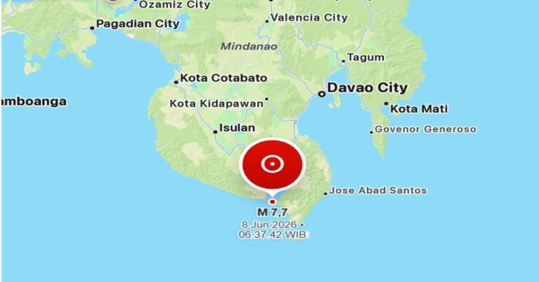 Gempa Bumi M 7,7 Berpotensi Tsunami di Sulawesi Utara,  Warga Pesisir di Lima Wilayah Diminta Tetap Tenang dan Ikuti Arahan Evakuasi Lintas Instansi