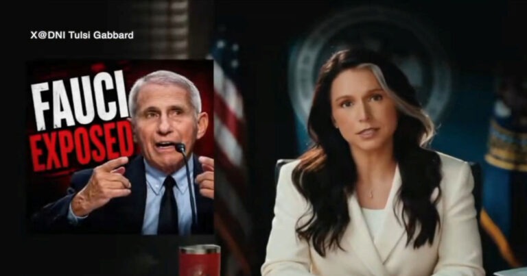 Direktur Intelijen AS Tulsi Gabbard Melontarkan Tuduhan Mengejutkan Menjelang Lengser : Fauci Disebut Mendanai Laboratorium Wuhan