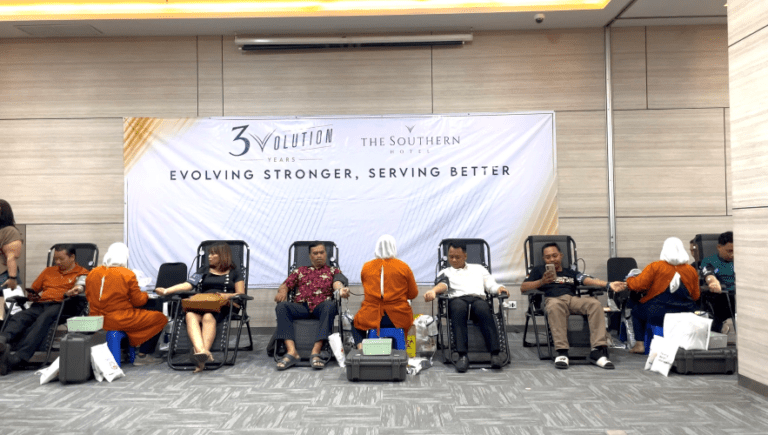The Southern Hotel Surabaya Gelar Donor Darah Sambut Anniversary ke-3, Gandeng PMI dan Para Sponsor