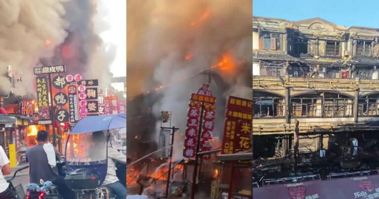 Tempat Wisata Populer di Kota Tua Sichuan, Tiongkok Dilalap Api, Rekaman Mencekam Beredar 