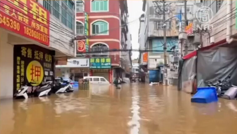Hujan Lebat Melanda Sejumlah Provinsi dan Kota di Tiongkok, Kunming dan Chengdu Dilanda Banjir Parah
