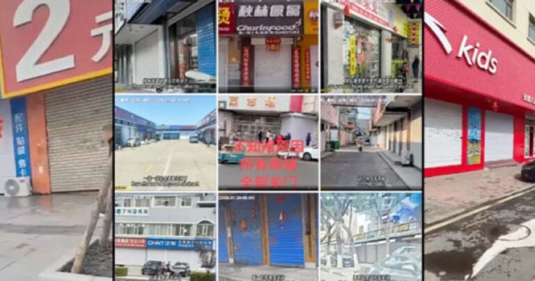 Gelombang Para Pedagang Menutup Toko untuk Menghindari Denda Menyebar dari Heilongjiang ke Wilayah Selatan Tiongkok