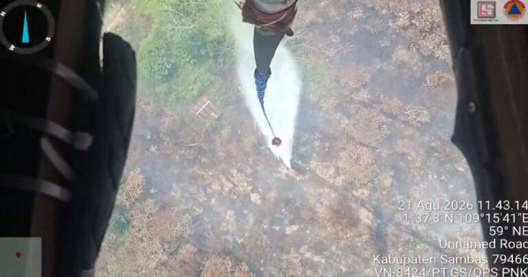 Satelit NASA Mencatat 1.842 Titik Panas Akibat Kebakaran Hutan dan Lahan di 5 Provinsi di Kalimantan 