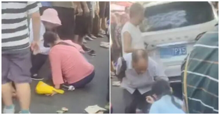 Mobil di Jinping, Guizhou, Tiongkok  Menabrak Kerumunan, Sejumlah Orang Terluka
