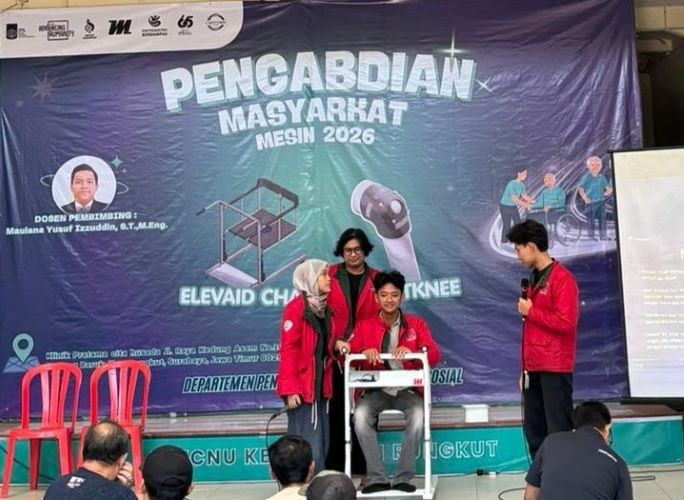 Bantu Lansia Bergerak Lebih Mudah, Tim ITS Ciptakan Penyangga Lutut Terapi dan Kursi Pintar